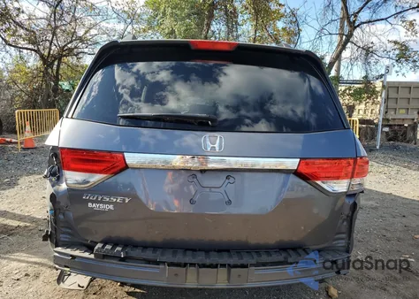 2017 Honda Odyssey Exl z USA, uszkodzony, nr VIN 5FNRL5H67HB016097